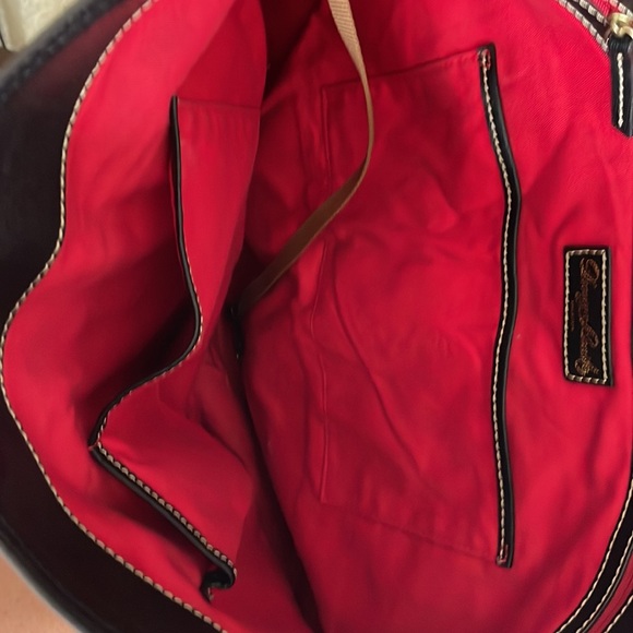 Dooney & Bourke Grey/ Black Large Shoulder Bag - Picture 10 of 16